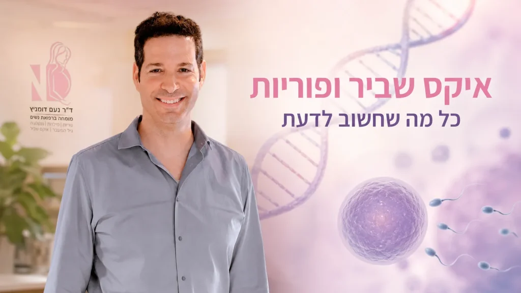 איקס שביר ופוריות - כל מה שנשאית צריכה לדעת